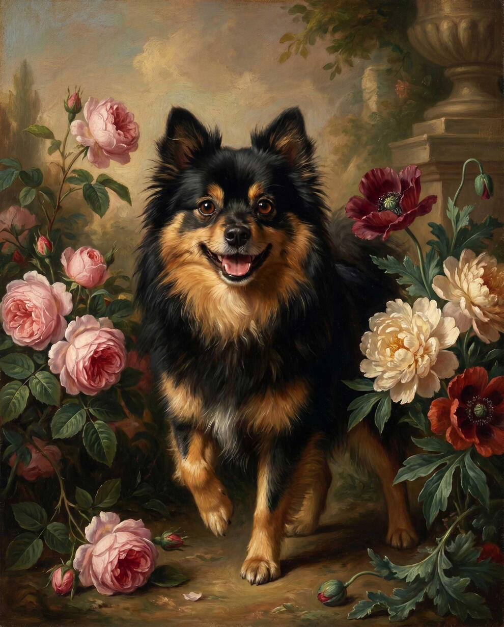 Pet in Garden