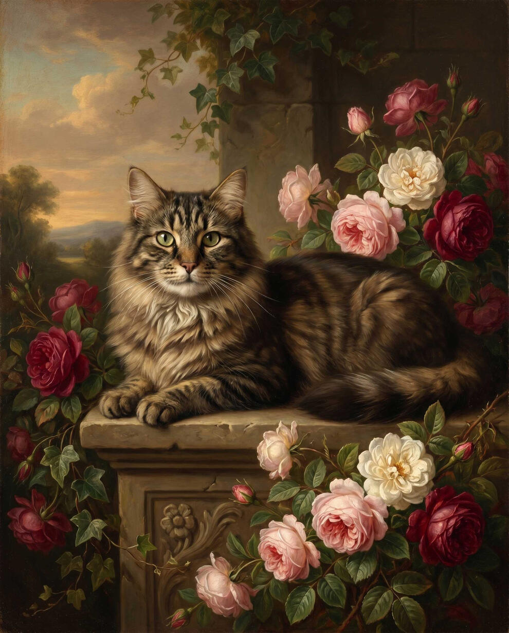 Pet in Garden